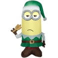thumbnail image 1 of Gemmy Christmas Airblown Inflatable Kevin as Elf w/Bell Universal, 3.5 ft Tall, Multicolored, 1 of 4