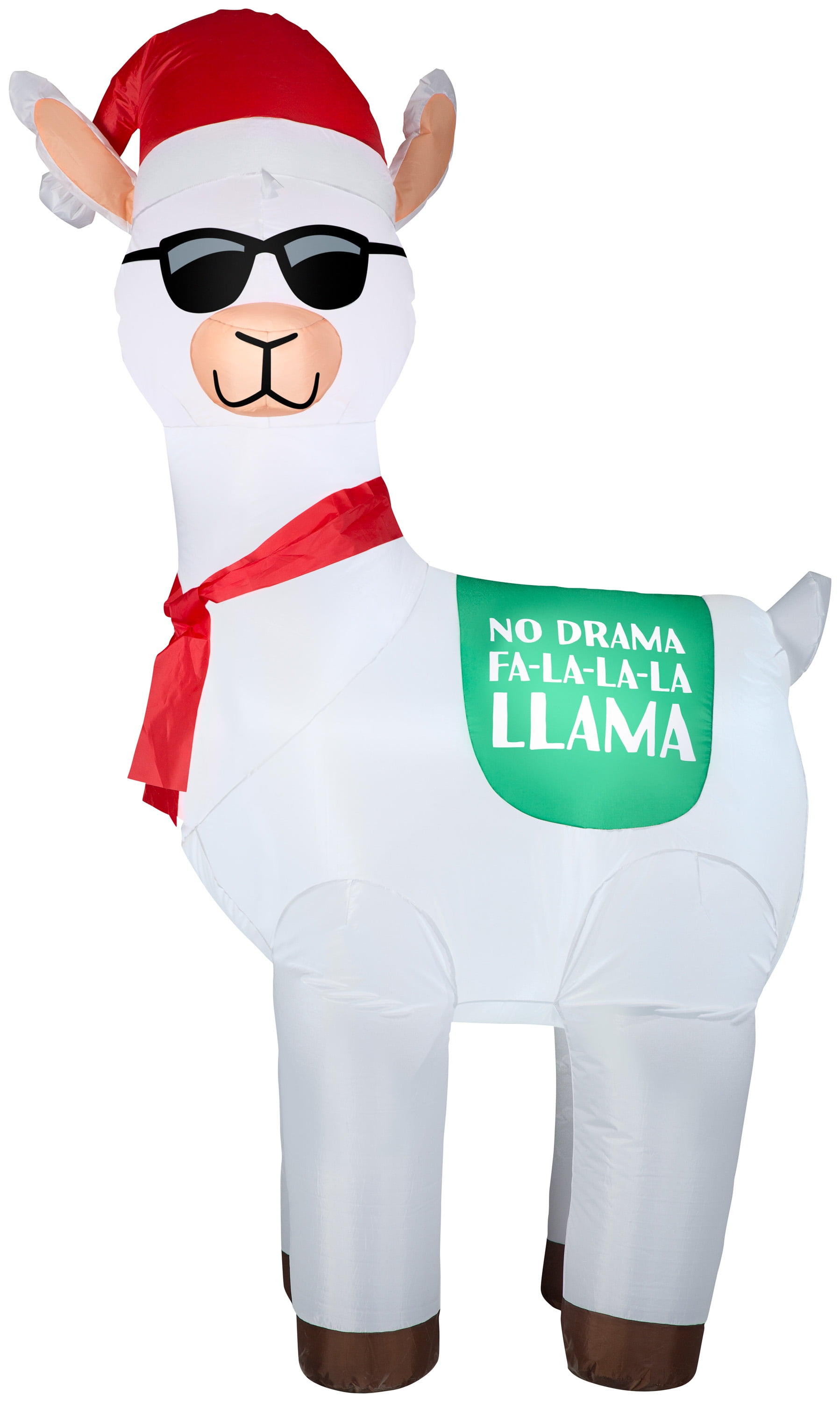 Gemmy Christmas Airblown Inflatable No Drama Fa La Llama 6 ft Tall