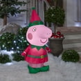 thumbnail image 1 of Gemmy Christmas Airblown Inflatable Peppa Pig Peppa Pig, 4 ft Tall, Multicolored, 1 of 2