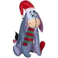 thumbnail image 1 of Gemmy Christmas Inflatable Eeyore in Santa Hat, 3.5 ft Tall, Multi, 1 of 2