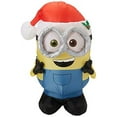 thumbnail image 1 of Gemmy Christmas Inflatable Minion Bob, 3.5 Feet, 1 of 3