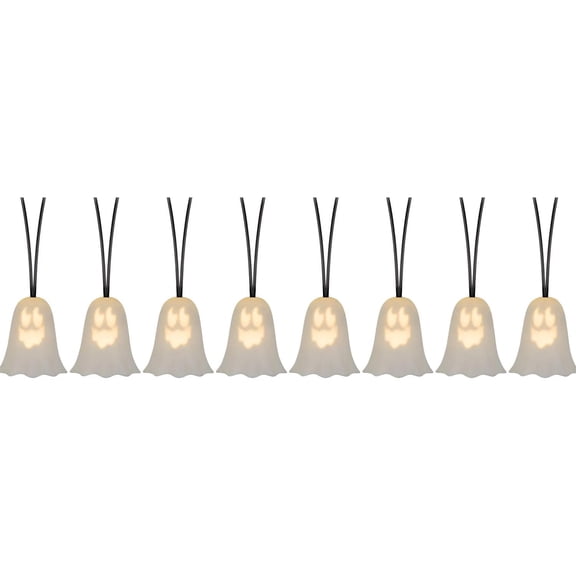 Gemmy Ghost LED Light String Musical Halloween Decoration - 7.87 ft
