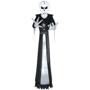 Gemmy Giant Airblown Inflatable Dapper Skull Ghoul, 12 ft Tall, White