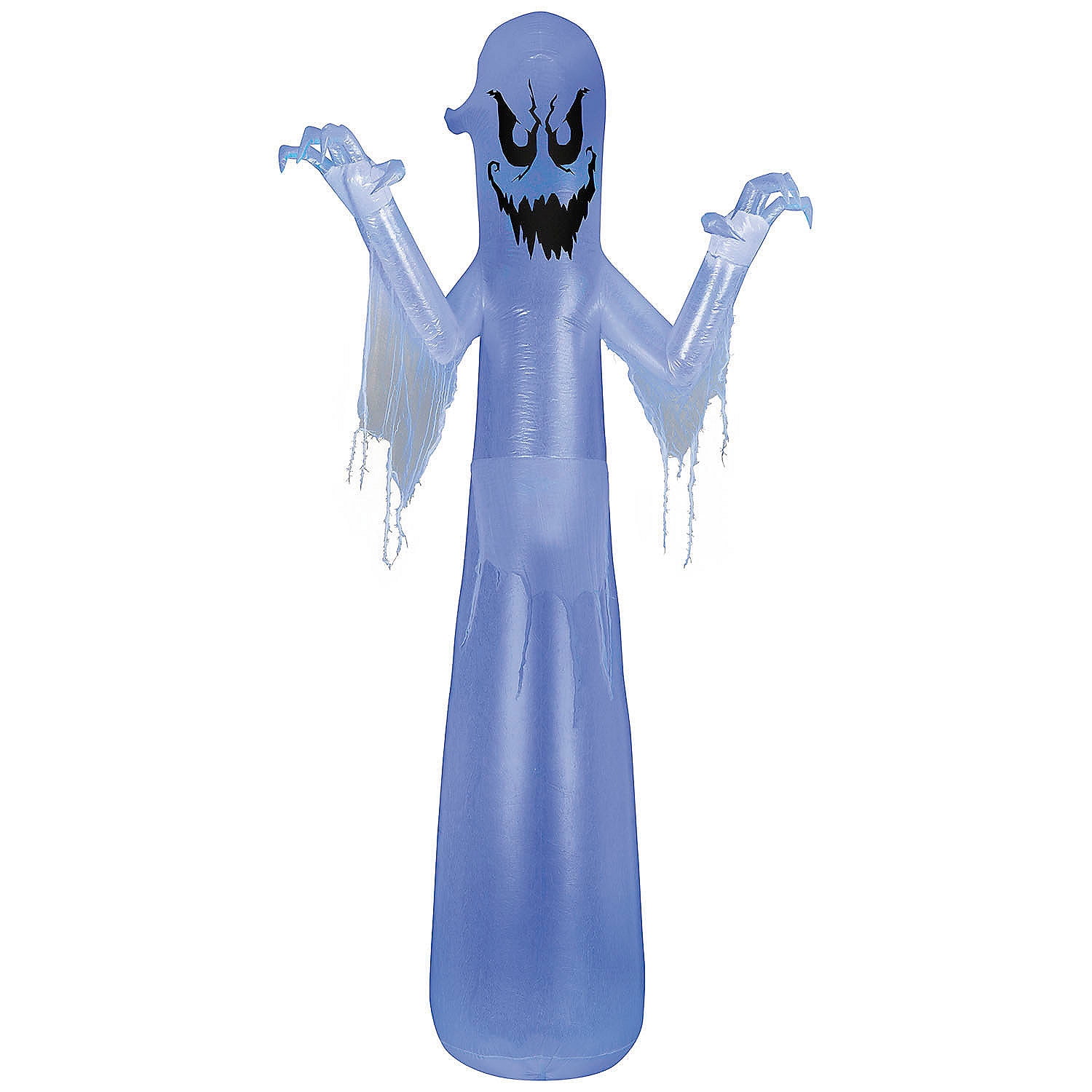 Gemmy Scary Ghost Lightshow Inflatable Halloween Decoration - Blue ...