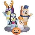 thumbnail image 1 of Gemmy Halloween Inflatable Bluey and Family Scene, 5.5 ft Tall, Multi, 1 of 3