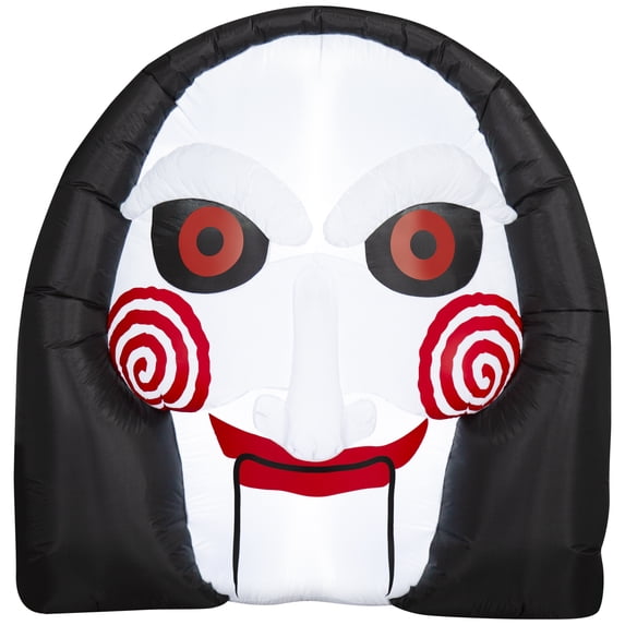 Gemmy Halloween Inflatable Jigsaw , 5 ft Tall, Multi