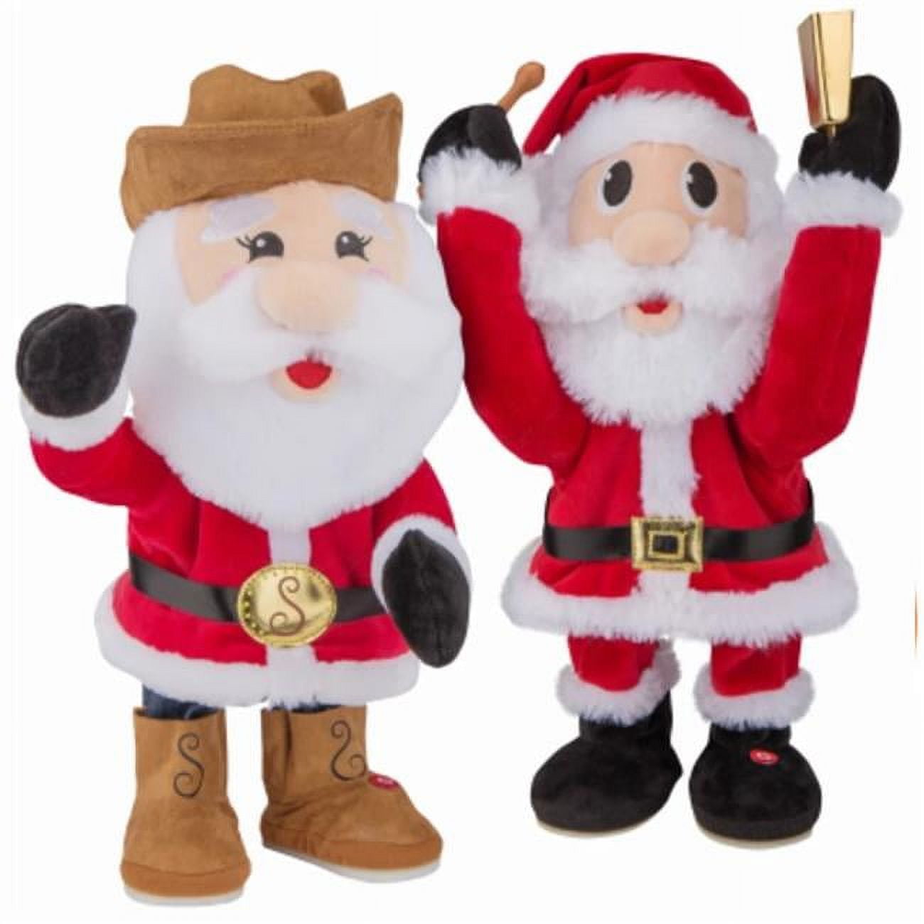Gemmy Industries 266756 Animated Plush Christmas Santa Cowboy - 6