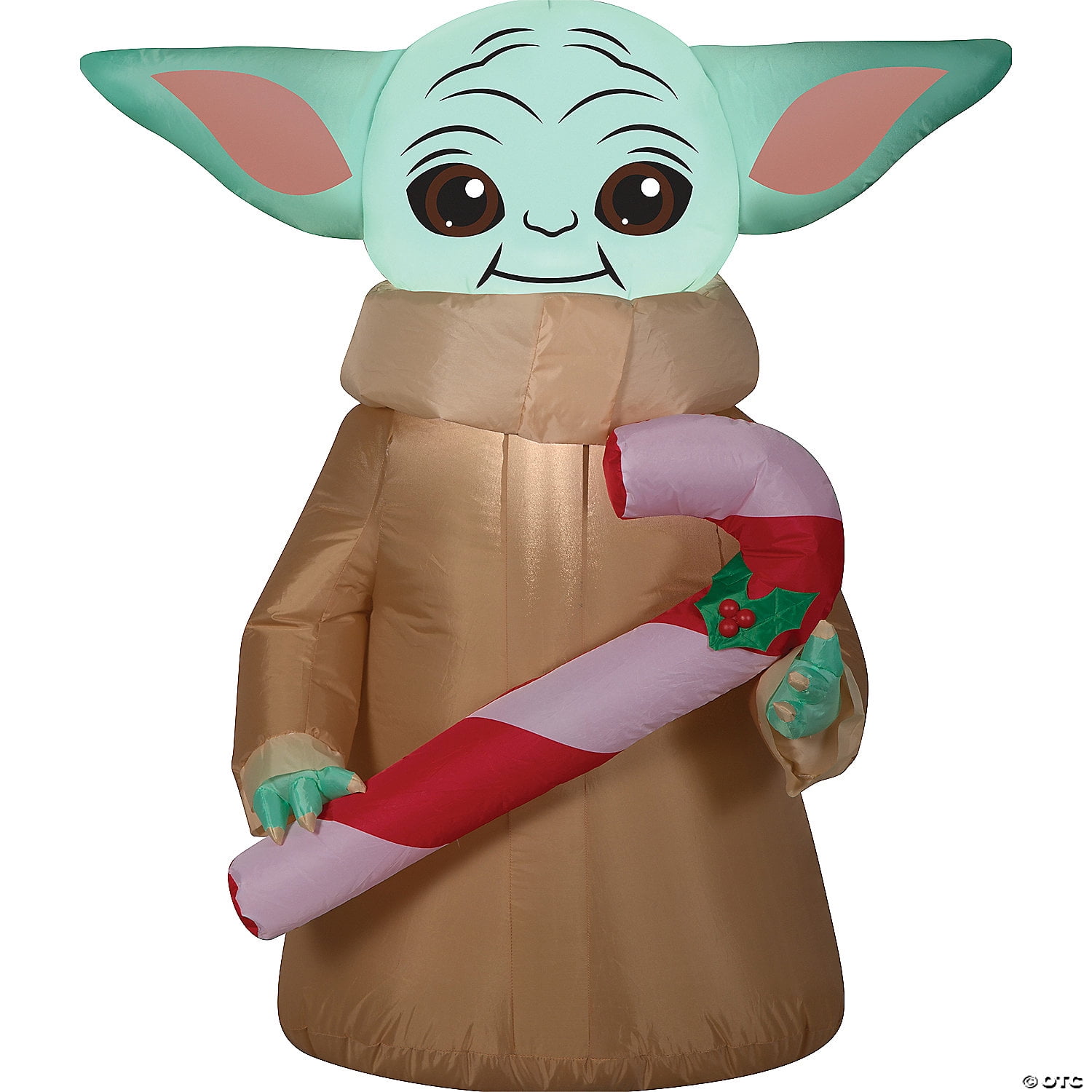 Gemmy Christmas Airblown Inflatable The Child w/Candy Cane Star Wars, 3.5 ft