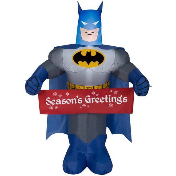 Gemmy Industries Airblown Batman with Banner Small WB Inflatable