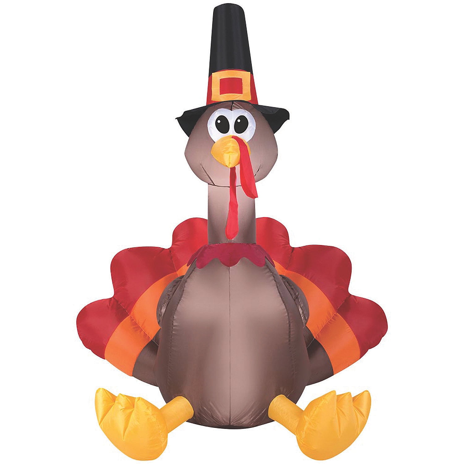 Gemmy Inflatable 5 ft Happy Turkey Day Holiday Decoration - Walmart.com
