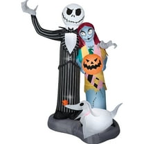 Gemmy Jack Skellington 6 ft Nightmare Before Christmas Scene Inflatable Decoration