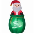 thumbnail image 1 of Gemmy 112337 Christmas Inflatable Santa, 5 Feet, 1 of 1