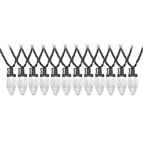 Gemmy LightShow 24-Count ColorMotion Multi-Function C9 Light String White