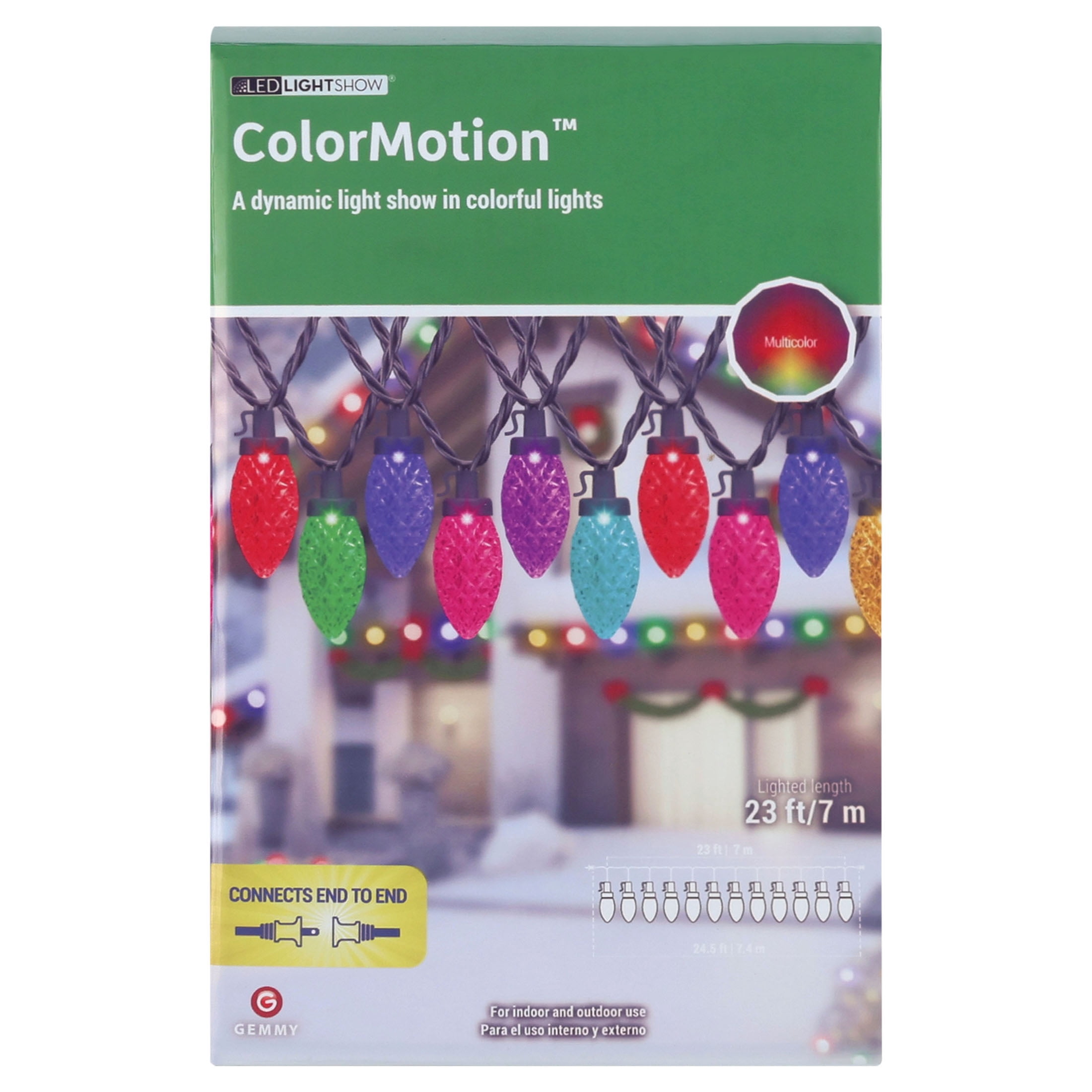 Christmas Holiday Lighting C9 Multicolored Deluxe Light Show String Lights