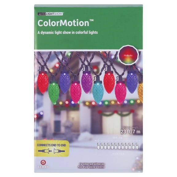 Christmas Holiday Lighting C9 Multicolored Deluxe Light Show String Lights