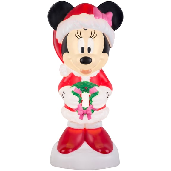 Disney Lighted Blow Mold Outdoor Decor Minnie Mouse Disney , Multicolored