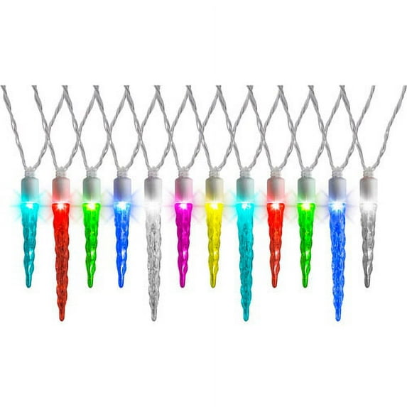Gemmy Multi-Color Changing Icicle Lights Light Show Christmas Decoration Decor