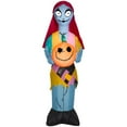 thumbnail image 1 of Gemmy Nightmare Before Christmas 3.5 ft. LED Jack Skellington Sally w/ Pumpkin Inflatable, 1 of 2