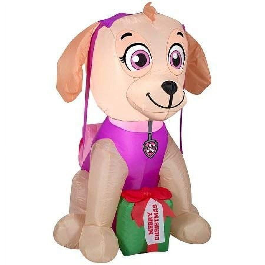 Gemmy Paw Patrol Skye Merry Christmas With Present Light Up Airblown