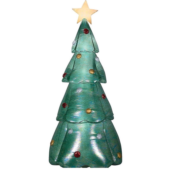 Gemmy SS119687G Blow Up Inflatable Mixed Media Green Christmas Outdoor Yard Decoration