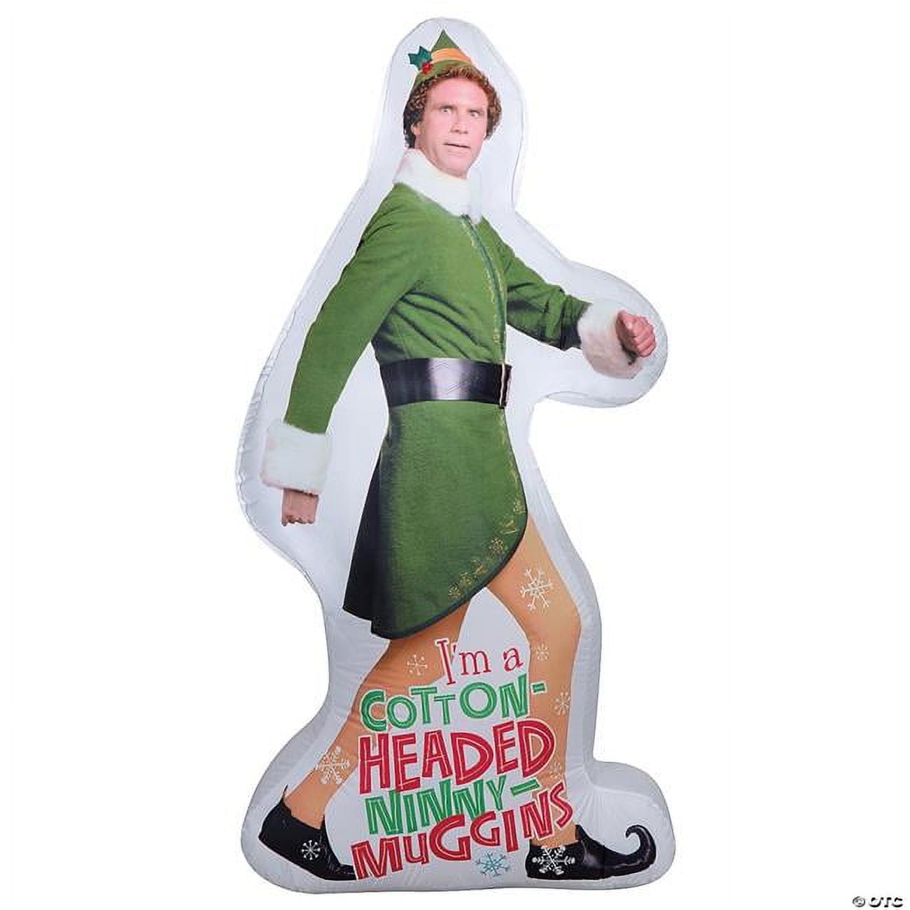 Gemmy SS881572G 72 in. Airblown Buddy the Elf Strolling Inflatable