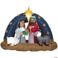 thumbnail image 1 of Airblown® Snowy Night Nativity Scene 78" Inflatable Christmas Outdoor Yard Decor, 1 of 4