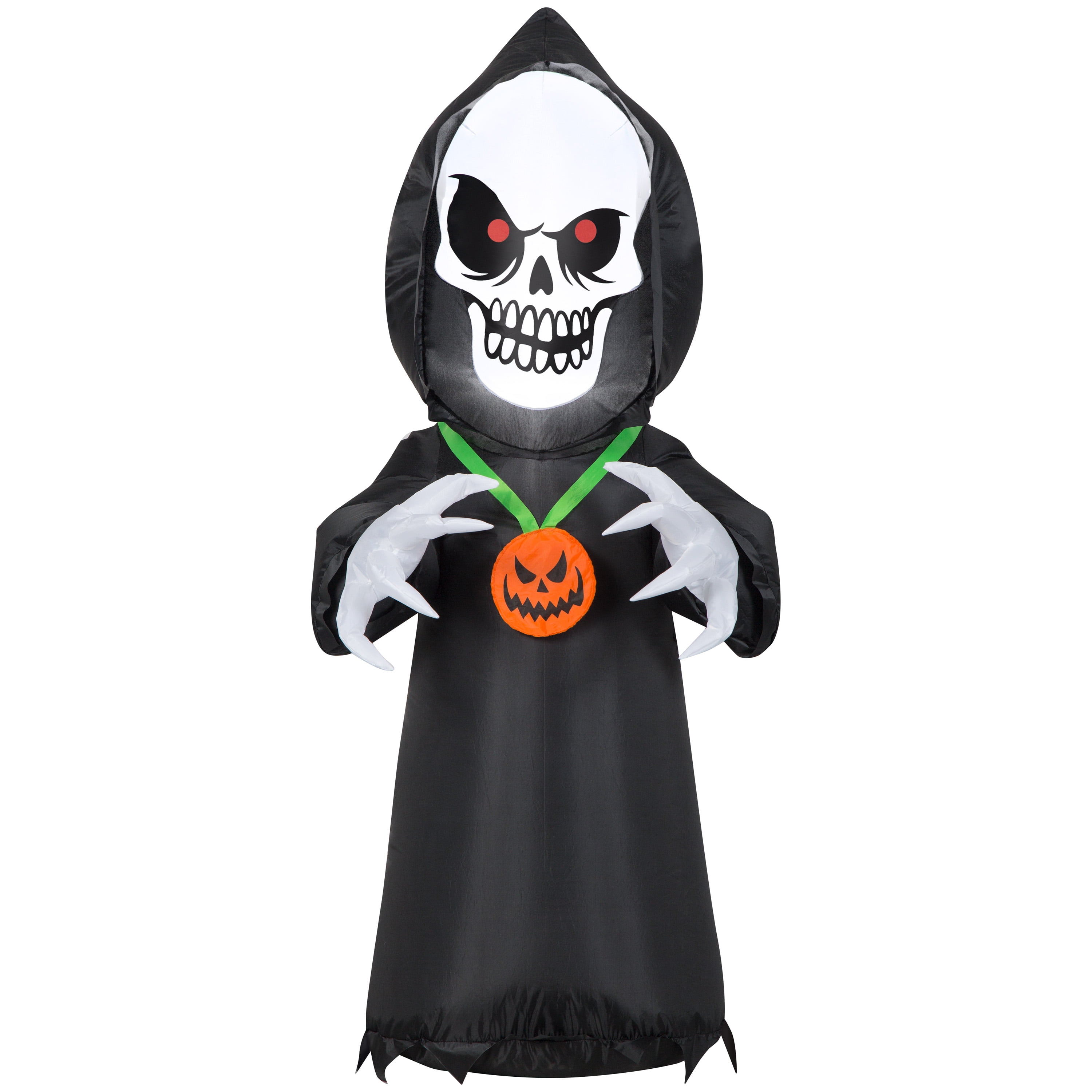 Gemmy Scary Skull Reaper Halloween Inflatable - Walmart.com