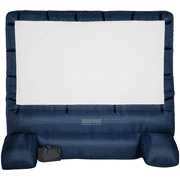 Gemmy Self Inflating Widescreen 123 Inch x 70 Inch Raised Outdoor Projection Movie Screen for Creating Outdoor Theater for Backyard Parties