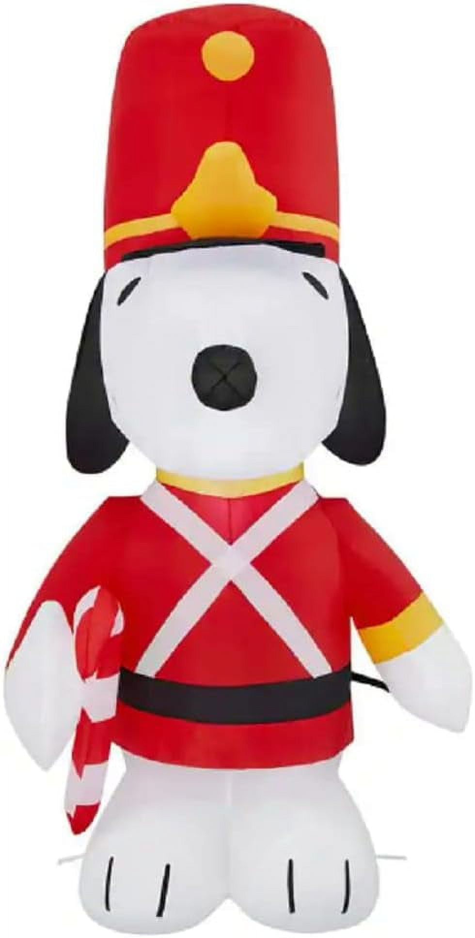 Gemmy Snoopy Toy Soldier Nutcracker Airblown Indoor/Outdoor Inflatable