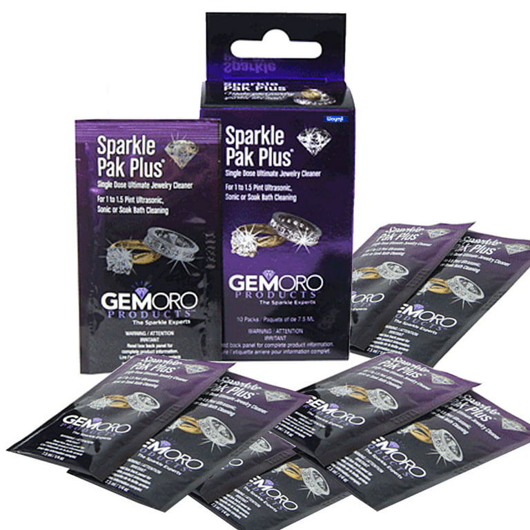  GemOro Sparkle Pak Plus Jewelry Cleaner Solution