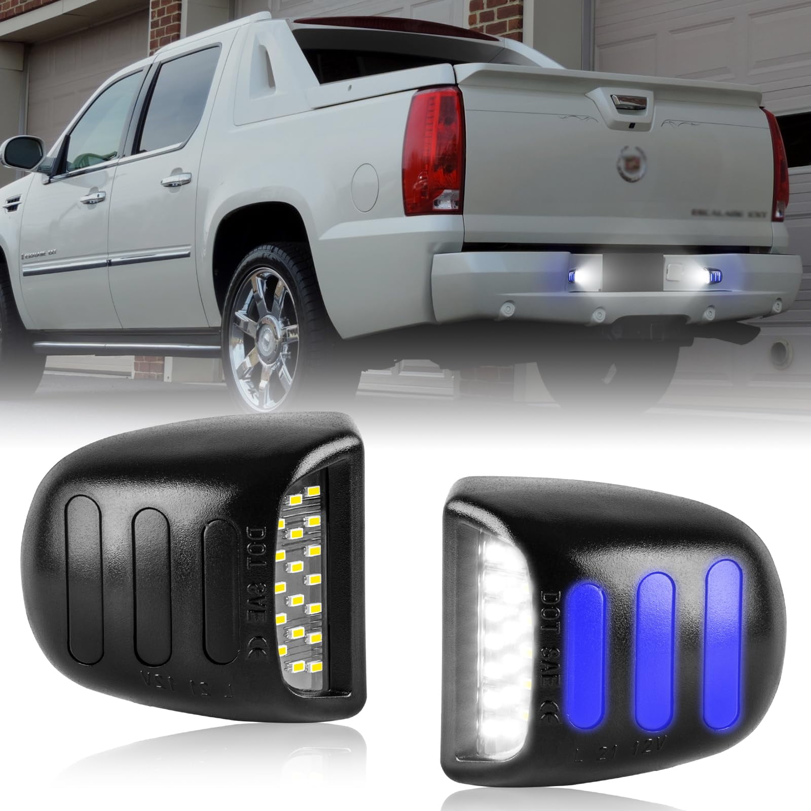Luz Led De Matrícula Para Gmc Yukon Sierra 1500 2500 | Meses Sin Interés - Foto 2