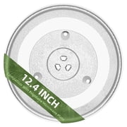 Gemroom 12.4 in Small-Coupler Microwave Glass Plate for Frigidaire Microwave Compatible With Small-Coupler 12 3/8" Frigidaire Microwave Turntable Plate replace part # 5304463314 5304509437 5304472062