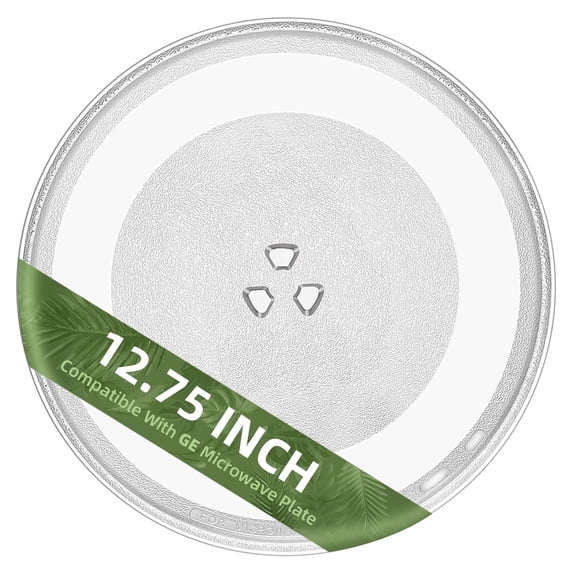 Gemroom 12.75 in Small-Coupler Microwave Glass Plate for GE Microwave Compatible With Small-Coupler 12 3/4" GE Microwave Turntable Plate replace part # 507049 1057285 1372184 1B71961A 1B71961B