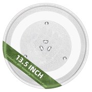 Gemroom 13.5 in Middle-Coupler Microwave Glass Plate for Samsung Microwave Compatible With Middle-Coupler 13 1/2" Samsung Microwave Turntable Plate replace part # DE74-20016A DE74-20016B
