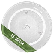 Gemroom 15 in Small-Coupler Microwave Glass Plate for Panasonic Microwave Compatible With Small-Coupler 15" Panasonic Microwave Turntable Plate replace part # A06014A00AP A06014W00AP A60614A00AP