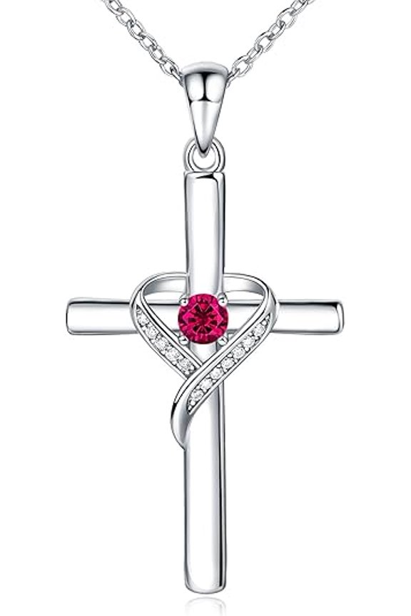 2.00 Ctw Round Cut Pink Ruby Womens Pendant 14K White Gold Plated 925 Sterling Silver
