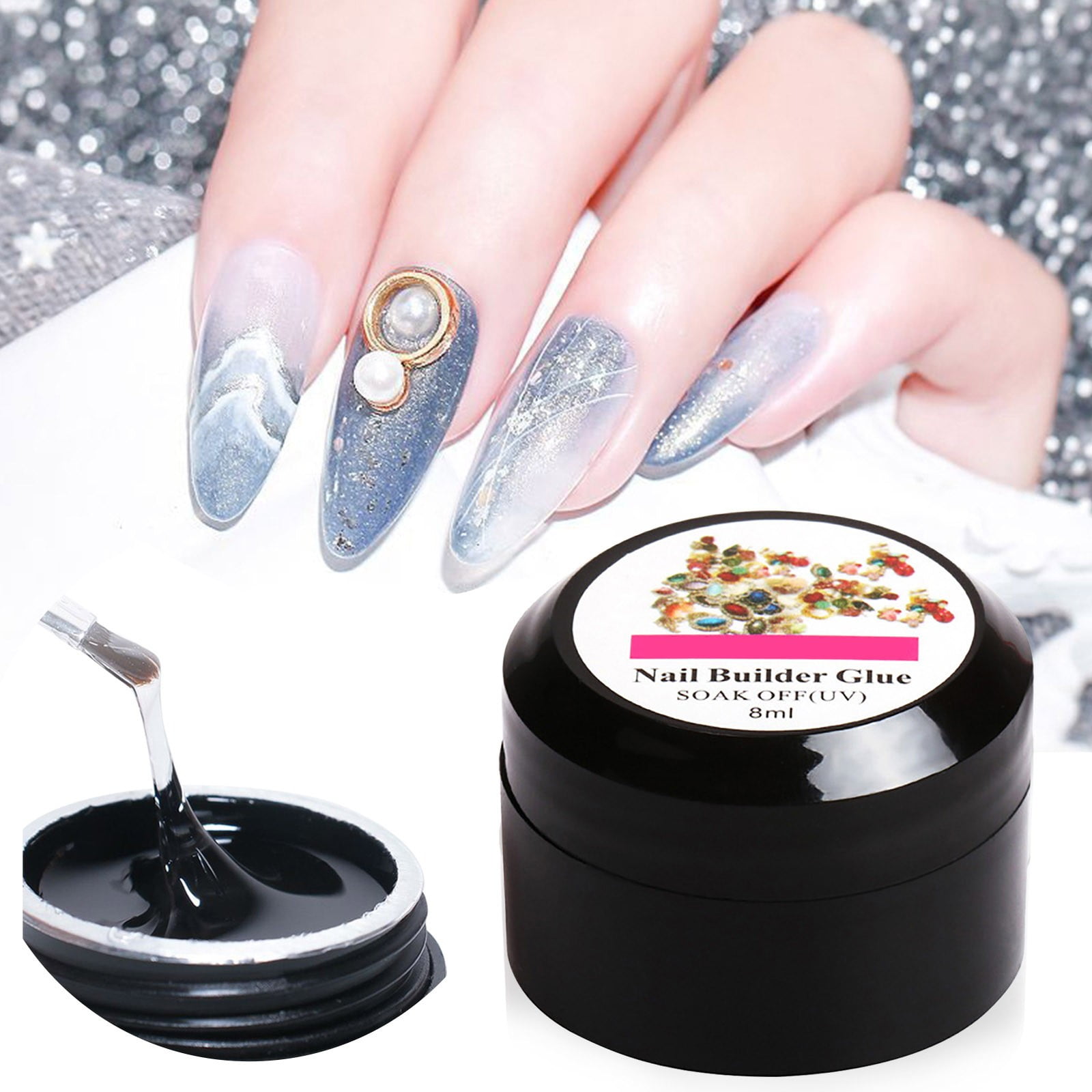 Gems Neon Nail Polish Filling Material For Packages Template Nail Extension Nail Polisher For Natural Nails Gel Nail Polish Nail Design Brush Nail Stencil Sequins Nail Lamp Nail Polish Glitter Nail