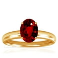 thumbnail image 1 of GemsNY July Birthstone - Traditional Oval Ruby Solitaire Ring (1.00cts.), 1 of 4