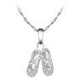 thumbnail image 1 of Gemschest 925 Sterling Silver Ballerina Necklace for Women Girls Teen & Dancer 18", Sliver, 1 of 6
