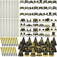 Gemscream 240 Pcs 2025 New Years BSL1 Eve Party for 48 pcs Guest Happy