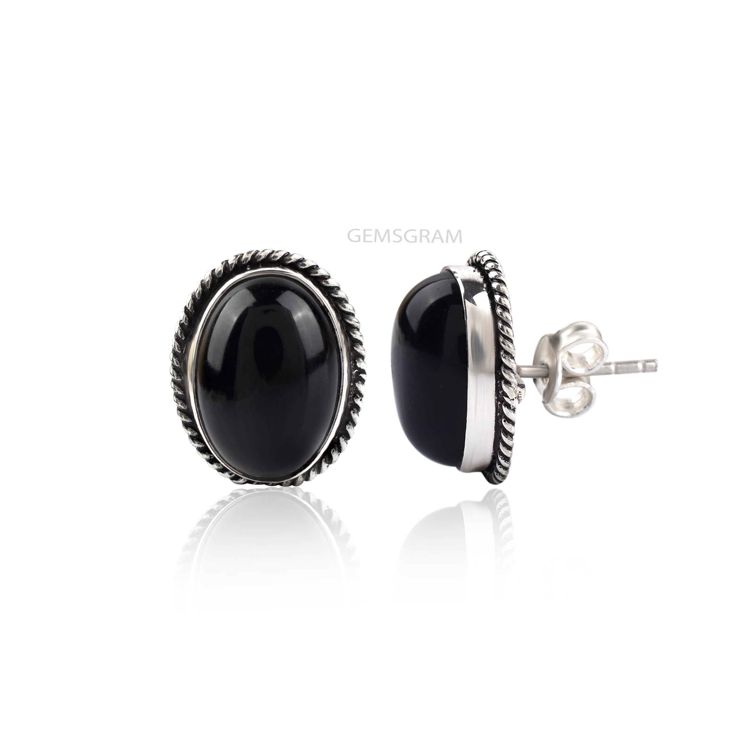 SILVER925 ONYX STUD EARRINGS /シルバー/ピアス SILVER925 ONYX STUD EARRINGS /シルバー/ピアス SILVER925 ONYX