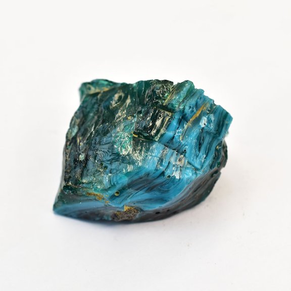 Gemsgrowth Lab-Created Blue Turquoise Loose Gemstone, 226 Carat, Uncut Rough, Certified, For Lapidary, Cabbing, Wire Wrapping, Jewelry Making