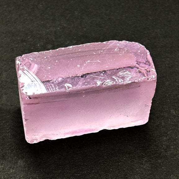 Gemsgrowth Lab Created Pink Kunzite Loose Gemstone, 216 Carat, Raw Rough, Certified, for Lapidary, Cabbing, Wire Wrapping, Jewelry Making