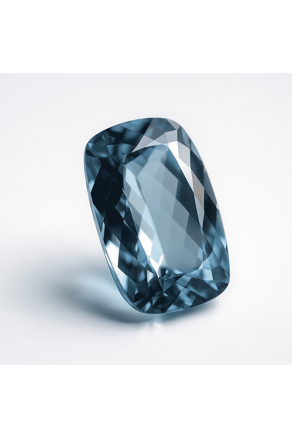 Gemsgrowth Natural Ceylon Blue Sapphire Loose Gemstone, 10.2 Carat, Cushion Cut, Certified, for Jewelry Making, Pendant, Ring, Necklace, Engagement