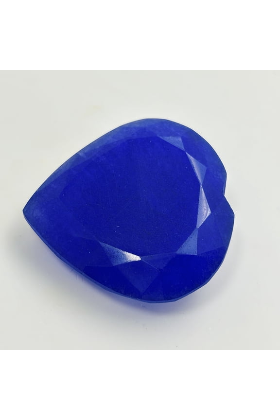 Gemsgrowth Natural Ceylon Blue Sapphire Loose Gemstone, 315 Carat, Heart Cut, Certified, for Jewelry Making, Pendant, Ring, Necklace, Engagement