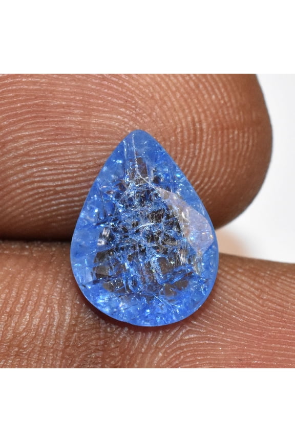 Gemsgrowth Natural Ceylon Blue Sapphire Loose Gemstone, 4.15 Carat, Pear Cut, Certified, for Jewelry Making, Pendant, Ring, Necklace, Engagement
