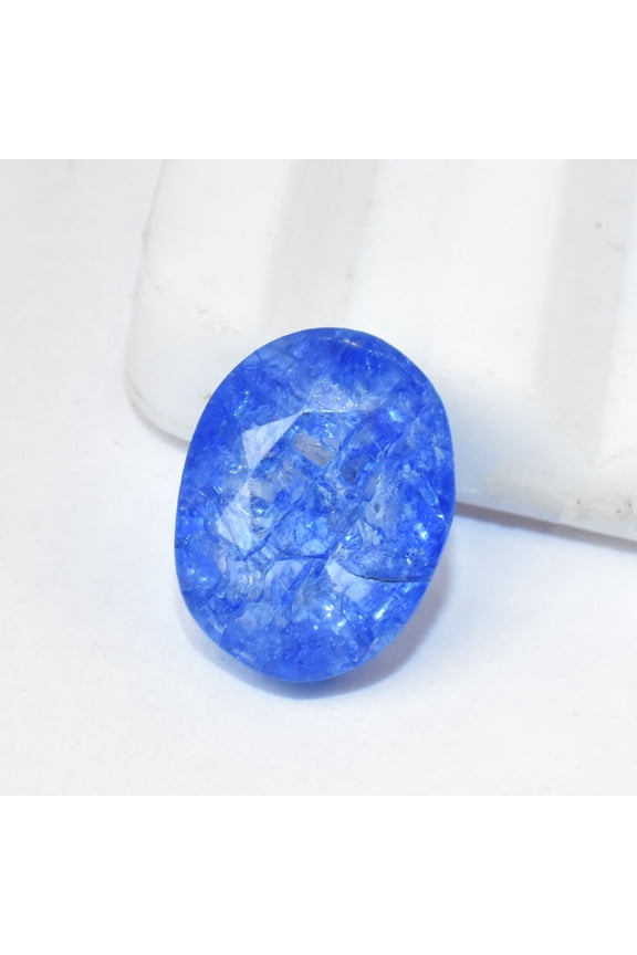Gemsgrowth Natural Ceylon Blue Sapphire Loose Gemstone, 5.4 Carat, Oval Cut, Certified, for Jewelry Making, Pendant, Ring, Necklace, Engagement