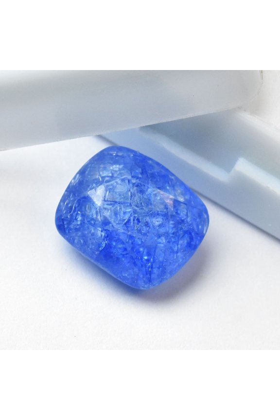 Gemsgrowth Natural Ceylon Blue Sapphire Loose Gemstone, 6.2 Carat, Cushion Cut, Certified, for Jewelry Making, Pendant, Ring, Necklace, Engagement