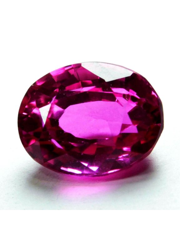 Gemsgrowth Natural Pink Mozambique Ruby Loose Gemstone, 8.56 Carat, Oval Cut, Certified, for Jewelry Making, Pendant, Ring, Necklace, Engagement