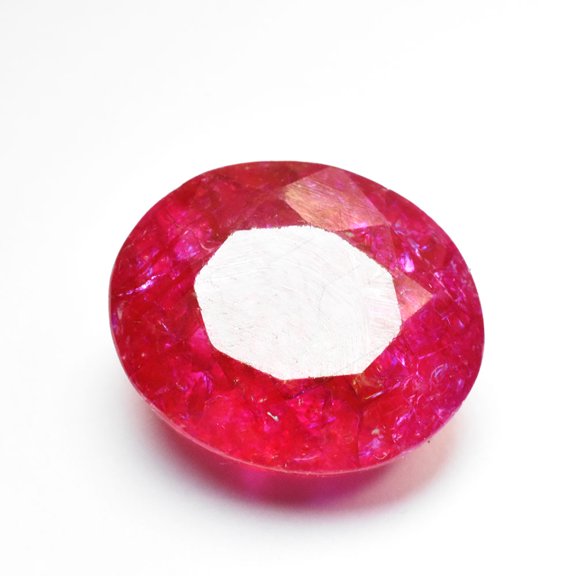 Gemsgrowth Natural Pink Ruby Loose Gemstone, 20.35 Carat, Certified, for Jewelry Making, Pendant, Ring, Necklace, Engagement